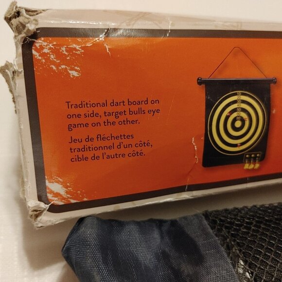 2 in 1 magnetic roll up Dart Board with Storage Bag Dart Board Bulls Eye… - Picture 4 of 4